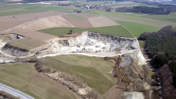 Beschädigung des Landschaftsbilds Altdorfer Wald